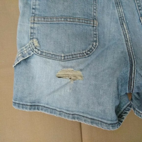 Vtg. Riveted By Lee High Waisted Carpenter Shorts - Picture 5 of 12